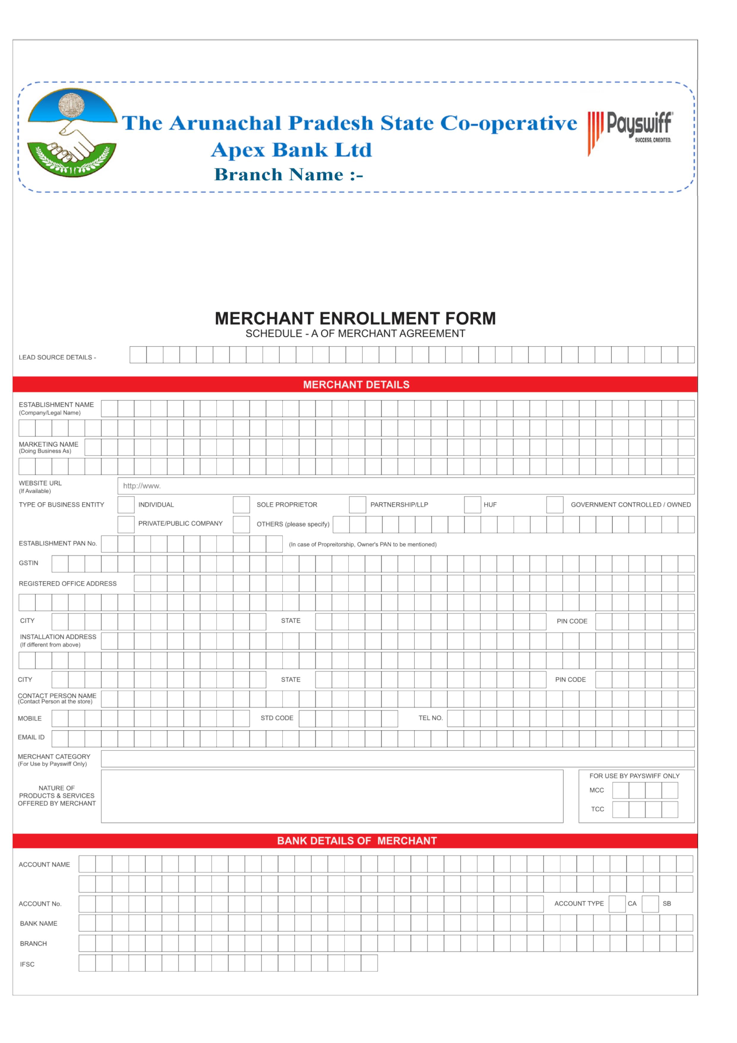 POS Application Form